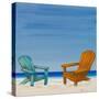 Coastal Scene IV-Tiffany Hakimipour-Stretched Canvas