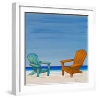 Coastal Scene IV-Tiffany Hakimipour-Framed Art Print