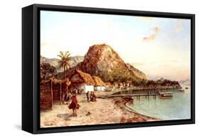 Coastal Scene, Jamaica, 1875-Ralph Albert Blakelock-Framed Stretched Canvas