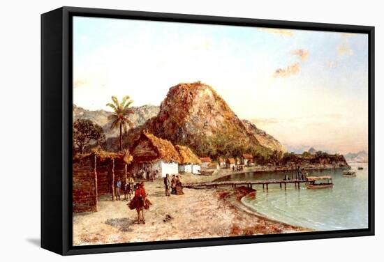 Coastal Scene, Jamaica, 1875-Ralph Albert Blakelock-Framed Stretched Canvas