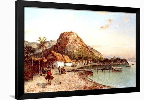 Coastal Scene, Jamaica, 1875-Ralph Albert Blakelock-Framed Giclee Print