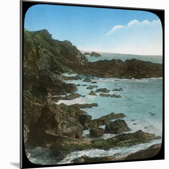 Coastal Scene Near the Lizard, Cornwall, Late 19th or Early 20th Century-null-Mounted Giclee Print
