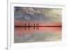 Coastal Scene with Adults-Josh Adamski-Framed Photographic Print