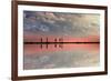 Coastal Scene with Adults-Josh Adamski-Framed Photographic Print