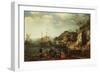 Coastal Scene with Fishermen and Huntsmen on the Shore, 1626-Adam Willaerts-Framed Giclee Print