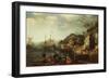 Coastal Scene with Fishermen and Huntsmen on the Shore, 1626-Adam Willaerts-Framed Giclee Print