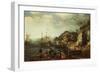 Coastal Scene with Fishermen and Huntsmen on the Shore, 1626-Adam Willaerts-Framed Giclee Print