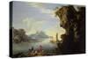 Coastal Scene with Fishermen-Salvator Rosa-Stretched Canvas