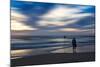 Coastal Scene with Man-Josh Adamski-Mounted Photographic Print