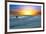 Coastal Scene with Surfer-Josh Adamski-Framed Photographic Print