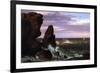 Coastal Scene-Frederic Edwin Church-Framed Art Print