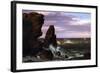 Coastal Scene-Frederic Edwin Church-Framed Art Print