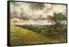 Coastal Scene-John Constable-Framed Stretched Canvas