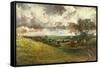 Coastal Scene-John Constable-Framed Stretched Canvas