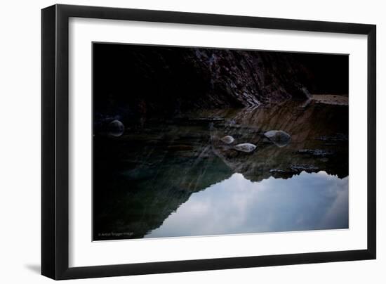 Coastal Scenery in England-David Baker-Framed Photographic Print