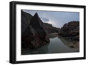 Coastal Scenery in England-David Baker-Framed Photographic Print