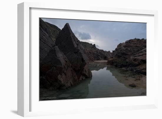 Coastal Scenery in England-David Baker-Framed Photographic Print