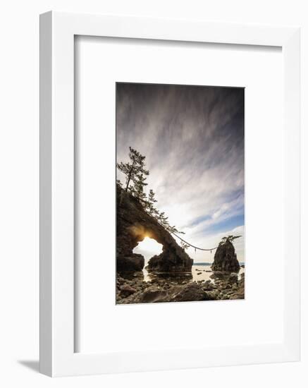 Coastal scenery, Kanazawa city, Ishikawa prefecture, Honshu, Japan-Christian Kober-Framed Photographic Print