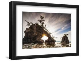 Coastal scenery, Kanazawa city, Ishikawa prefecture, Honshu, Japan-Christian Kober-Framed Photographic Print