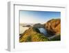 Coastal scenery, Rebun island, Hokkaido, Japan-Christian Kober-Framed Photographic Print