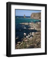 Coastal Sea Cliffs and Stacks, Near Cape Wrath and Sandwood Bay, Highland Region, Scotland-Duncan Maxwell-Framed Premium Photographic Print