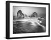 Coastal Sea Stacks-null-Framed Art Print