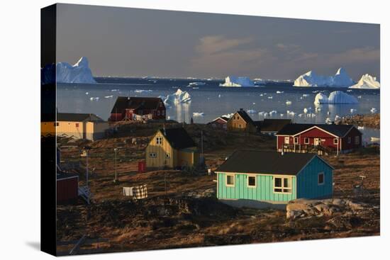 Coastal Settlement Houses, Saqqaq, Greenland, August 2009-Jensen-Stretched Canvas