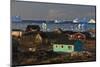 Coastal Settlement Houses, Saqqaq, Greenland, August 2009-Jensen-Mounted Photographic Print