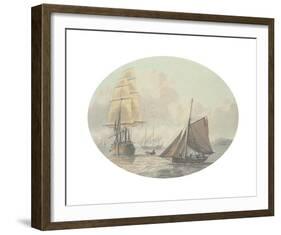 Coastal Shipping II-Samuel Atkins-Framed Premium Giclee Print