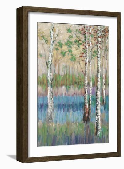 Coastal Spring Birch-James Zheng-Framed Art Print