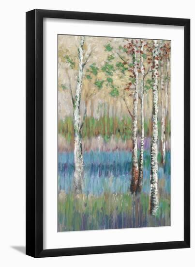 Coastal Spring Birch-James Zheng-Framed Art Print