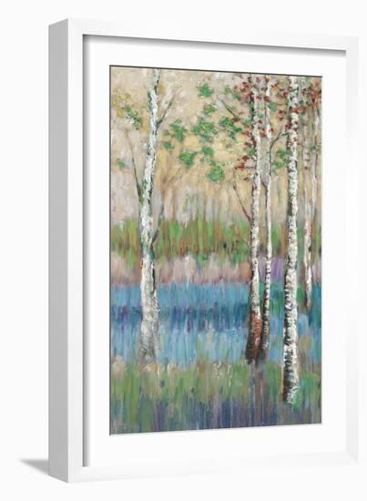 Coastal Spring Birch-James Zheng-Framed Art Print