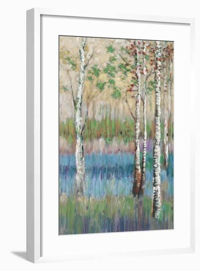 Coastal Spring Birch-James Zheng-Framed Art Print