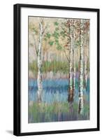 Coastal Spring Birch-James Zheng-Framed Art Print