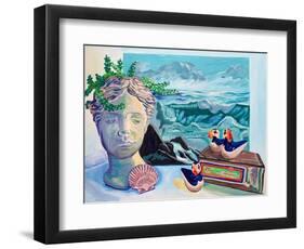 Coastal Still Life-Key and Sea Creative-Framed Photographic Print