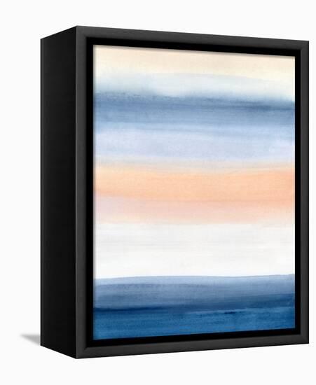 Coastal Strata IV-June Vess-Framed Stretched Canvas