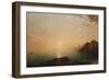 Coastal Sunset, 1864-Hendrik Avercamp-Framed Giclee Print