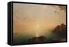 Coastal Sunset, 1864-Hendrik Avercamp-Framed Stretched Canvas