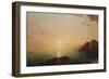 Coastal Sunset, 1864-Hendrik Avercamp-Framed Giclee Print