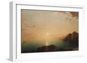 Coastal Sunset, 1864-Hendrik Avercamp-Framed Giclee Print