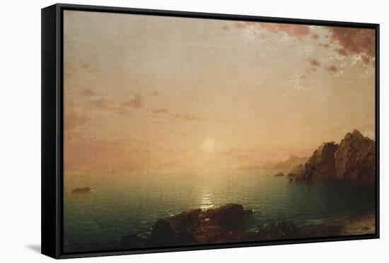 Coastal Sunset, 1864-Hendrik Avercamp-Framed Stretched Canvas
