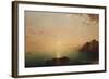 Coastal Sunset, 1864-Hendrik Avercamp-Framed Giclee Print