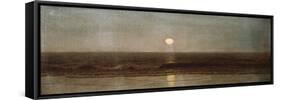 Coastal Sunset-Eug?ne Boudin-Framed Stretched Canvas