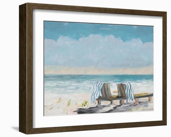 Coastal Sunsets-Julie DeRice-Framed Art Print