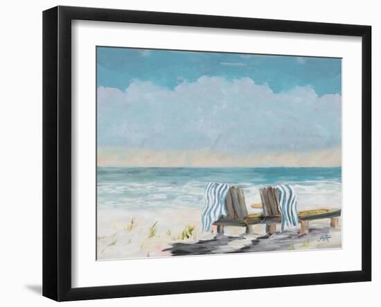 Coastal Sunsets-Julie DeRice-Framed Art Print