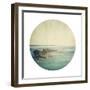 Coastal Surf - Sphere-Irene Suchocki-Framed Giclee Print