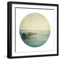 Coastal Surf - Sphere-Irene Suchocki-Framed Giclee Print