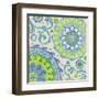 Coastal Suzani II-Paul Brent-Framed Art Print