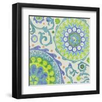 Coastal Suzani II-Paul Brent-Framed Art Print