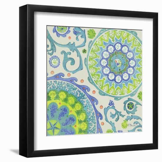 Coastal Suzani II-Paul Brent-Framed Art Print